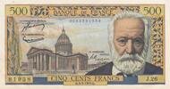 France 500 francs 500 Francs - Victor Hugo - 04-03-1954 - Serial J.26 -