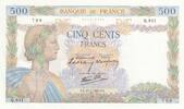 France 500 francs 500 Francs - The Peace - 25-07-1940 - Serial Q.841 -