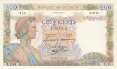 France 500 francs 500 Francs - The Peace - 30-10-1941 - Serial S.3784 -