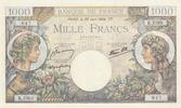 France 1000 francs 1000 Francs - Commerce and Industry - 29-06-1944 - Serial K.2563 -