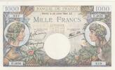 France 1000 francs 1000 Francs - Commerce and Industry - 20-07-1944 - Serial U.4656 -