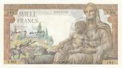 France 1000 francs 1000 Francs - Deesse Demeter - 13-08-1942 - Serial Y.955 -