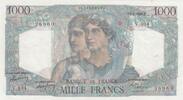 France 1000 francs 1000 Francs - Minerve and Hercule - 05-05-1948 - Serial V.404 -