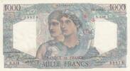 France 1000 francs 1000 Francs - Minerva and Hercules - 27-05-1948 - Serial S.438 -