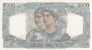 France 1000 francs 1000 Francs - Minerva and Hercules - 26-08-1948 - Serial V.486 -