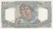 France 1000 francs 1000 Francs - Minerva and Hercules - 03-11-1949 - Serial X.609 -