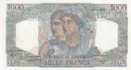France 1000 francs 1000 Francs - Minerva and Hercules - 20-04-1950 - Serial E.642 -