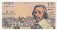 France 10 nf 10 NF - Richelieu - 02-06-1960 - Serial J.84 - Small Number -