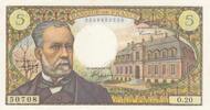 France 5 francs 5 Francs - Pasteur - 07-07-1966 - Serial O.20 -