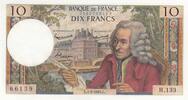 France 10 francs 10 Francs - Voltaire - 04-02-1965 - Serial H.133 -