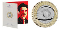 United Kingdom 2 livres 2 Pounds Royal Mint Georges Orwell - 2025 -