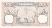 France 1000 francs 1000 Francs - Ceres and Mercury - 21-09-1939 - Serial J.7517 -