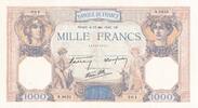 France 1000 francs 1000 Francs Ceres and Mercury - 23-05-1940 - Serial N.9653 -