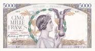 France 5000 francs 5000 Francs Victory - 13-10-1938 - Serial B.57 -