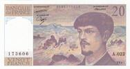 France 20 francs 20 Francs - Debussy - 1987 - Serial A.022 -