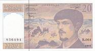 France 20 francs 20 Francs - Debussy - 1997 - Serial B.064 -
