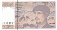 France 20 francs 20 Francs - Debussy - 1997 - Serial D.064 -