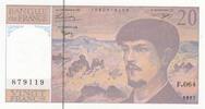 France 20 francs 20 Francs - Debussy - 1997 - Serial F.064 -