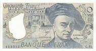 France 50 francs 50 Francs - Quentin de la Tour - 1988 - Serial G.51 - Faute -