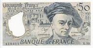 France 50 francs 50 Francs - Quentin de la Tour - 1988 - Serial X.53 -