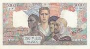 France 5000 francs 5000 Francs - French Empire - 04-10-1945 - Serial N.1484 -