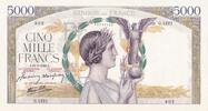 France 5000 francs 5000 Francs Victory - 18-03-1943 - Serial V.1221 -