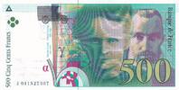 France 500 francs 500 Francs Pierre and Marie Curie - 1998 WITHOUT SECURITY TREAD -