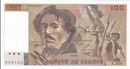 France 100 francs 100 Francs - Delacroix - 1995 - Serial K.259 -