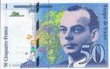 50 francs 1992 Frankreich 50 Francs - Saint-Exupéry - 1992 - Serial G.000 I / ST