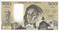 500 francs 1979 Frankreich 500 Francs - Pascal - 07-06-1979 - Serial Q.98 I / ST