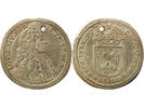 France 1 token Louis XIV - Silver Counter Token - Nuremberg, Pierced FF+