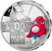 French Mint 10 euros Strasbourg Cathedral - 10 Euros Silver Colour 2024 (CDM) - France hosts the Games - Mascots Paris 2024 - Wave 1 -