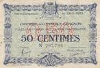 France 50 centimes 50 Cents - Avignon Chamber of Commerce - 1914 - Number 297 VF