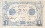 France 5 francs 5 Francs - Blue - 03-11-1916 - Serial Z.14724 -