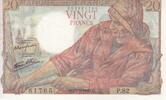 France 20 francs 20 Francs - Fisher - 15-04-1943 - Serial P.82 -