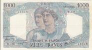 France 1000 francs 1000 Francs - Minerva and Hercules - 22-11-1945 - Serial W.128 -