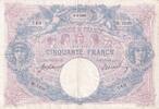 France 50 francs 50 Francs - Blue and pink - 09-03-1917 - Serial W.7330 -