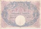 France 50 francs 50 Francs Blue and pink - 06-08-1912 - Serial S.4383 -