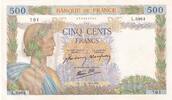 France 500 francs 500 Francs - The peace - 01-10-1942 - Serial L.6964 -