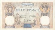France 1000 francs 1000 Francs - Ceres and Mercury - 21-09-1939 - Serial S.7689 -