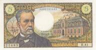 France 5 francs 5 Francs - Pasteur - 01-08-1968 - Serial H.81 -