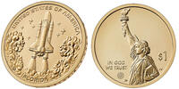 USA  1 Dollar Space Shuttle - 2025 D Denver AU