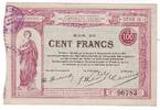 100 f 05/11/1916 Frankreich 100 F Maubeuge-Et-Solre II / VZ