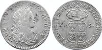 20 Sols Louis XV - Arms of France-Navarre - 1719 W XF