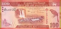 Sri Lanka  100 Rupees - Bird - Dancers - 2021 UNC