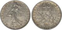 France 50 centimes 50 Cents Semeuse - 1912 - Silver VF