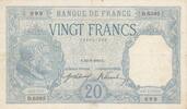 France 20 francs 20 Francs - Bayard - 12-02-1919 - Serial B.6395 -