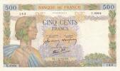 France 500 francs 500 Francs - The peace - 01-10-1942 - Serial U.6964 -