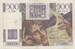 France 500 francs 500 Francs - Chateaubriand - 13-05-1948 - Serial C.108 -