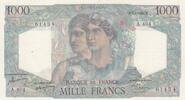 France 1000 francs 1000 Francs - Minerve and Hercule - 05-05-1948 - Serial A.404 -